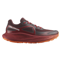 Salomon Glide Max TR Shoe - Men's - Bitter Chocolate Red Dahlia Shocking Orange - 8