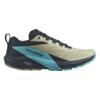 Salomon Sense Ride 5 Trail Running Shoe - Men's - Alfalfa Carbon Peacock Blue - 8.5