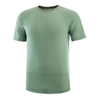 Salomon Cross Run Short Sleeve Tee - Men's - Laurel Wreath - 2XL