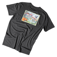 Kavu Post Out T-Shirt - Men's - Black Heather - XL