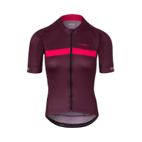 Giro Chrono Jersey - Women's - Dark Cherry and Raspberry - S
