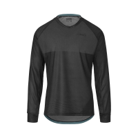 Giro Roust Long Sleeve Jersey - Men's - Black and Grey - 2XL