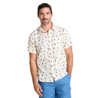 Toad&Co Fletch Short Sleeve Shirt - Men's - Salt Beer Print - L