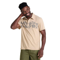 Toad&Co Boundless Jersey Short Sleeve Polo - Men's - Chai Chest Print - L