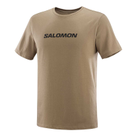Salomon Logo Performance Short Sleeve Tee - Men's - Shitake - S