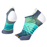 Smartwool Run Zero Cushion Stripe Low Ankle Sock - Women's - White - S