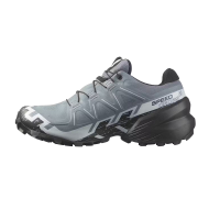 Salomon Speedcross 6 GTX Trail Running Shoe - Women's - Flint Stone Black Heather - 7.5