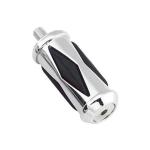 Biker's Choice Chrome-N-Cushion Shifter Peg - Diamond