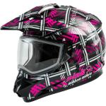 GMAX GM-11S Cold Weather Helmet - Pink Ribbon Rider