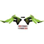 D'COR Visuals 2021 Monster Energy Kawasaki Graphics Kit
