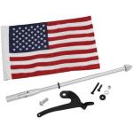 Show Chrome Accessories Folding Flag Pole