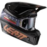 Leatt 2022 Moto 9.5 Carbon Helmet With Velocity 6.5 Goggles