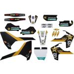 Factory Effex 2022 Rockstar Husqvarna Factory Edition Complete Graphic Kit