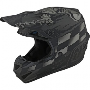 Troy Lee Designs 2021 Youth SE4 Polyacrylite Helmet With MIPS - Strike