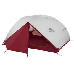 MSR Elixir 3 3-Person Backpacking Tent - Gray/Red 8in x 20in