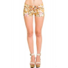 Free Culture Floral Print Denim Shorts In Multicolour; 11