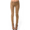 Just Usa Safari Striped Jeans In Camel Brown; 9