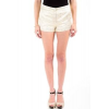 Nikki D Stitch Embroidered Shorts In Gold; X-small Size XS