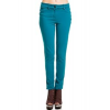 Romeo & Juliet Couture Bold Splash Skinny Pants In Teal; Medium Size M