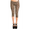 Romeo & Juliet Couture Cute Cheetah Print Leggings In Brown And Black; Large