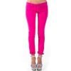 Standards And Practices Bold Straight Cut Jeans In Fuchsia; 30