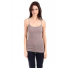 Active Basic Camisole In Heather Brown; Large Size L