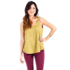 Love Riche Studded Top With Pocket In Olive; Small Size S