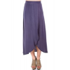 J.a.c. Hi Low Maxi Skirt In Grey; X-small Size XS