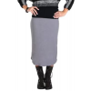 Tresics Cute Stretchy Skirt In Grey; Medium Size M