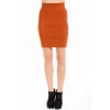 Underskies Pencil Skirt In Caramel; Small Size S
