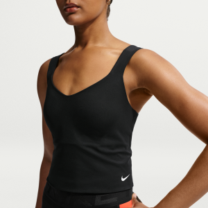Nike Women's Nike Pro Sculpt Medium-Support Padded Sports Bra Tank Top in Black | IR1902-010 - $42.00 at Nike