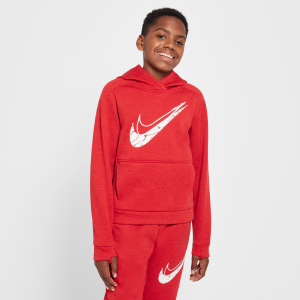 Nike Nike Multi Stain Repel Big Kids' Therma-FIT Hoodie in Red | HF4414-657 - $36.97 at Nike