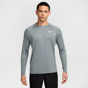 Nike Nike Men's Swim Hydroguard Essential Dri-FIT UV Long Sleeve Top in Grey | NESSA587-051 - $40.97 at Nike
