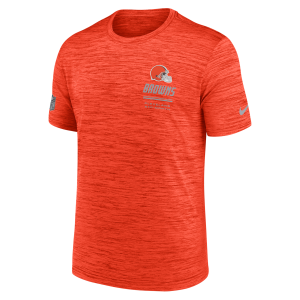 Nike Cleveland Browns Sideline Team Issue Velocity Nike Men's Dri-FIT NFL T-Shirt in Orange | 02ER89L9I-7VD - $45.00 at Nike