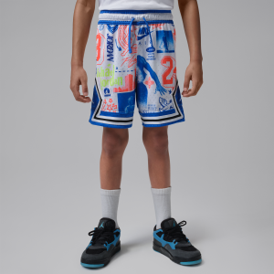 Jordan Jordan Little Kids' Dri-FIT Printed Sport Diamond Shorts in Blue | 85D429-U89 - $31.97 at Nike