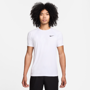 Nike Nike Men's Swim Hydroguard Essential Dri-FIT UV Short Sleeve Top in White | NESSA586-100 - $31.97 at Nike