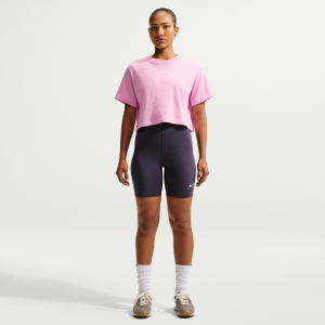 Nike Women's Nike Sportswear Classic High-Waisted 8" Biker Shorts in Grey | DV7797-013 - $29.97 at Nike