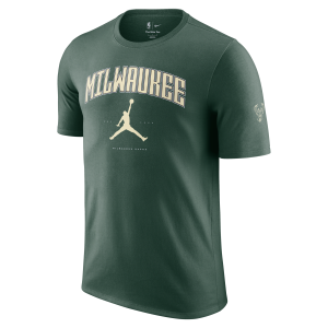 Nike Nike Men's Milwaukee Bucks Essential Jordan NBA T-Shirt in Green | HQ1240-323 - $27.97 at Nike