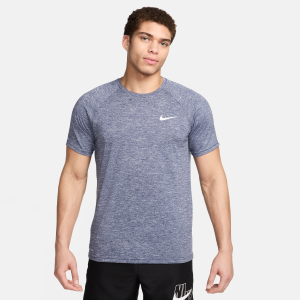 Nike Nike Men's Swim Hydroguard Essential Dri-FIT UV Short Sleeve Top in Blue | NESSA589-440 - $46.00 at Nike