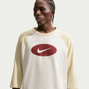 Nike Nike Men's Club 3/4-Sleeve Raglan Top in Brown | II4254-229 - $38.97 at Nike