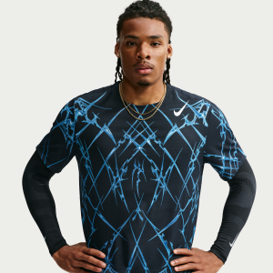 Nike Nike Men's AeroSwift Dri-FIT ADV Printed Short-Sleeve Running Top in Black | IM5365-010 - $105.00 at Nike