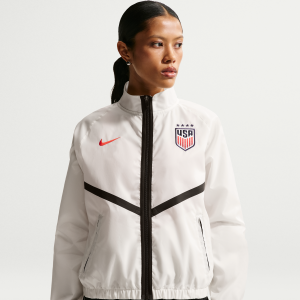 Nike USWNT Nike Women's Dri-FIT Soccer Anthem Jacket in White | IB5906-133 - $97.97 at Nike