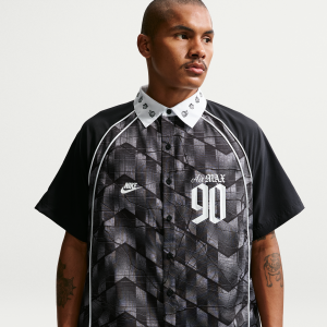 Nike Men's Nike SB Mad 90 Pack "Hypervenom" Nike SB Dri-FIT Bowler Short-Sleeve Shirt in Black | IR8701-010 - $64.97 at Nike