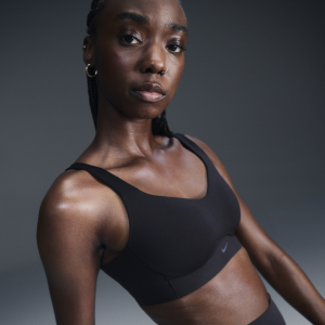 Nike Nike Women's Alate High Support Padded Convertible Sports Bra in Black | FJ2763-010 - $48.97 at Nike
