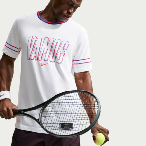 Nike Carlos Alcaraz Nike Men's Court Dri-FIT Tennis T-Shirt in White | IM6121-100 - $40.00 at Nike