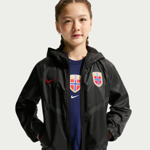 Nike Norway Big Kids' Nike Dri-FIT Soccer Anthem Jacket in Black | IB5369-010 - $64.97 at Nike
