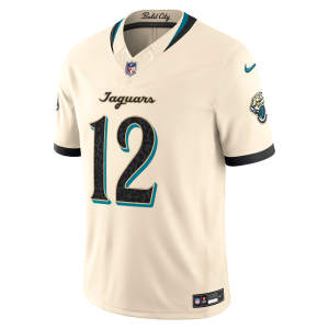 Nike Travis Hunter Jacksonville Jaguars Rivalries Collection Nike Men's Dri-FIT NFL Limited Jersey in Brown | 37NM0JFM9NF-J0B - $225.00 at Nike
