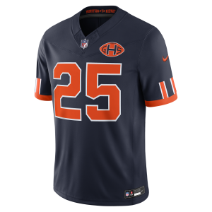 Nike Kyle Monangai Chicago Bears Rivalries Collection Nike Men's Dri-FIT NFL Limited Jersey in Blue | 37NM0JFJ7QF-CLP - $225.00 at Nike