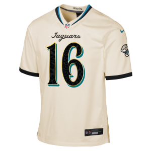 Nike Trevor Lawrence Jacksonville Jaguars Rivalries Collection Big Kids' Nike NFL Game Jersey in Brown | Z1B7RVP9JAGTL-000 - $120.00 at Nike