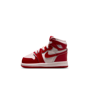 Jordan Jordan 1 Retro High OG "Nails and Grails" Baby/Toddler Shoes in Red | FD2598-601 - $70.00 at Nike